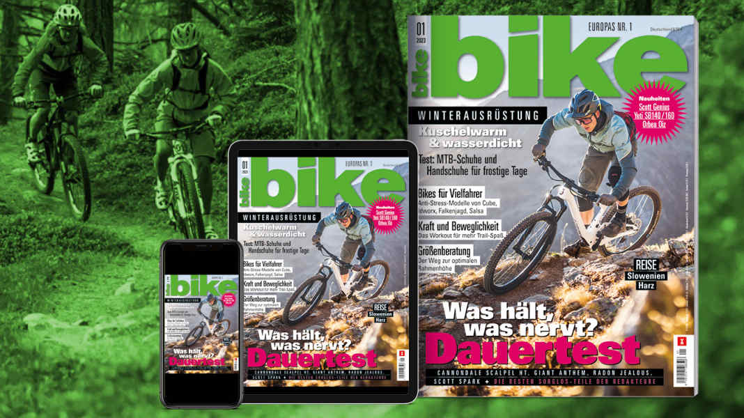 Die neue Ausgabe: BIKE 01/2023 – jetzt lesen!