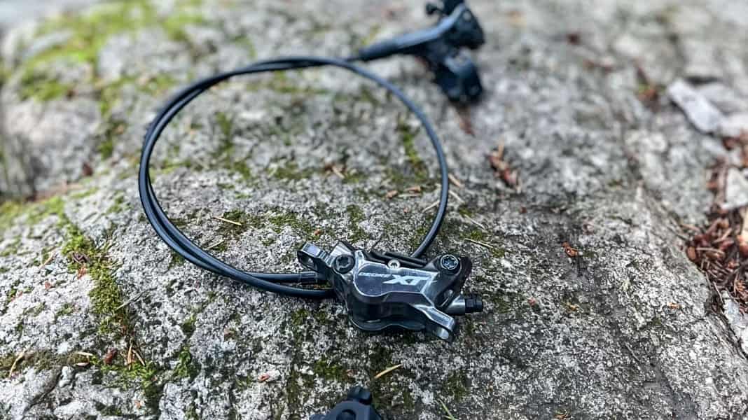 Bremsentest 2023: Shimano XT Bremse - dünn und fragil