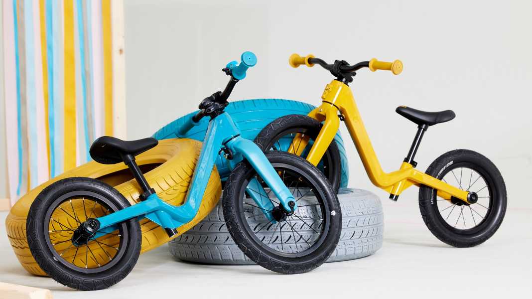Affenzahn Laufrad für Kinder: Mullet-Bereifung und Recycling-Rahmen