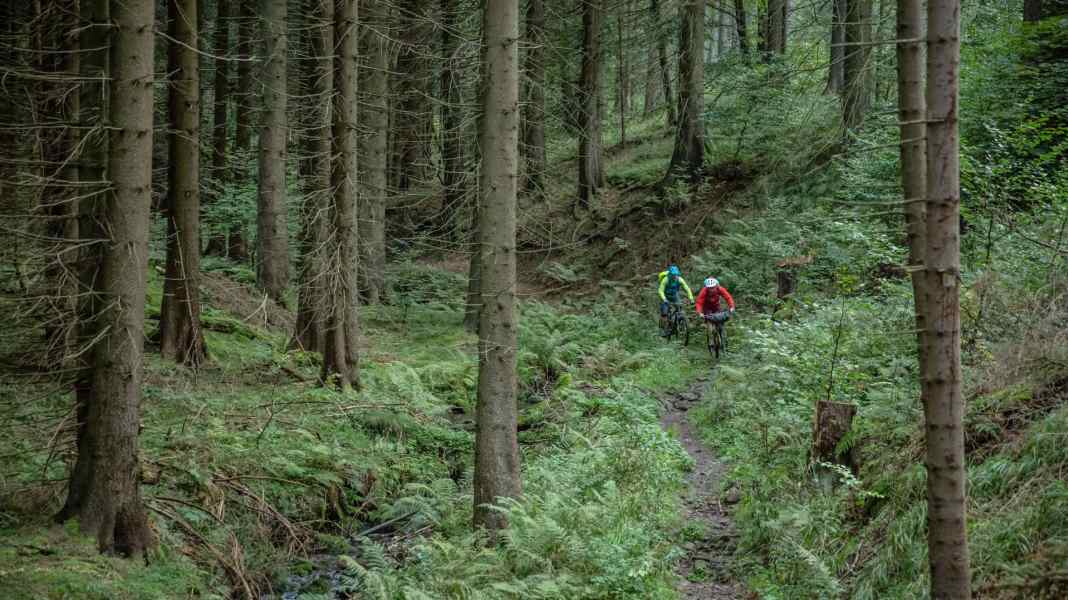 Biken ja, aber nur zu zweit!