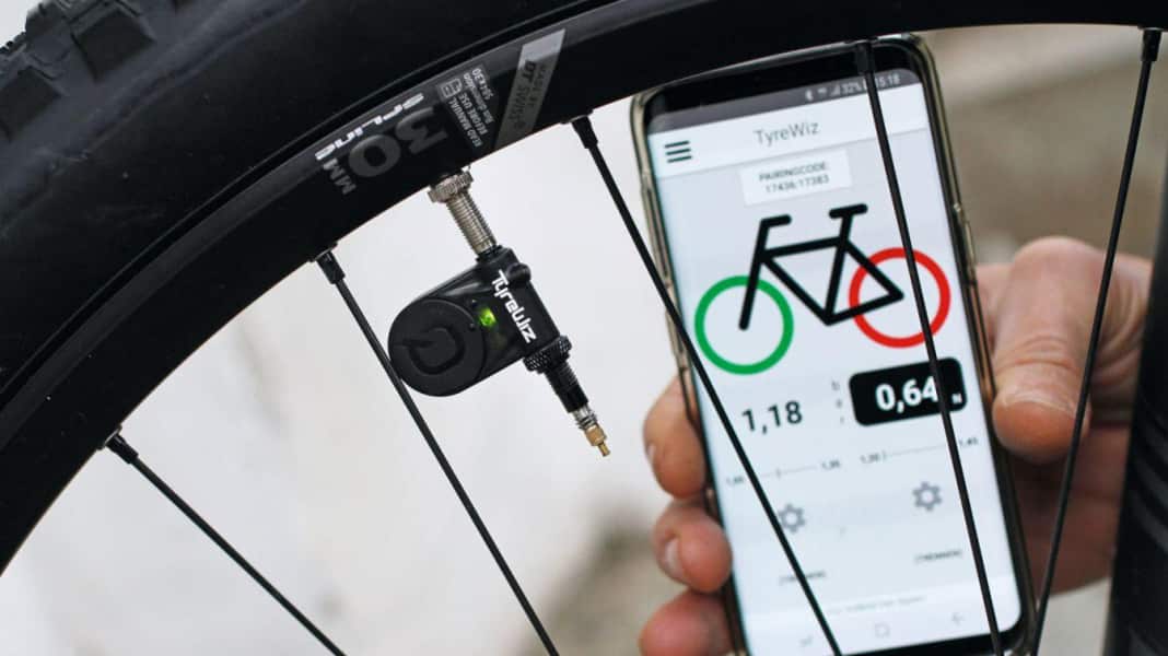 MTB-Reifendruck messen per App: Quarq Tyrewiz im Test