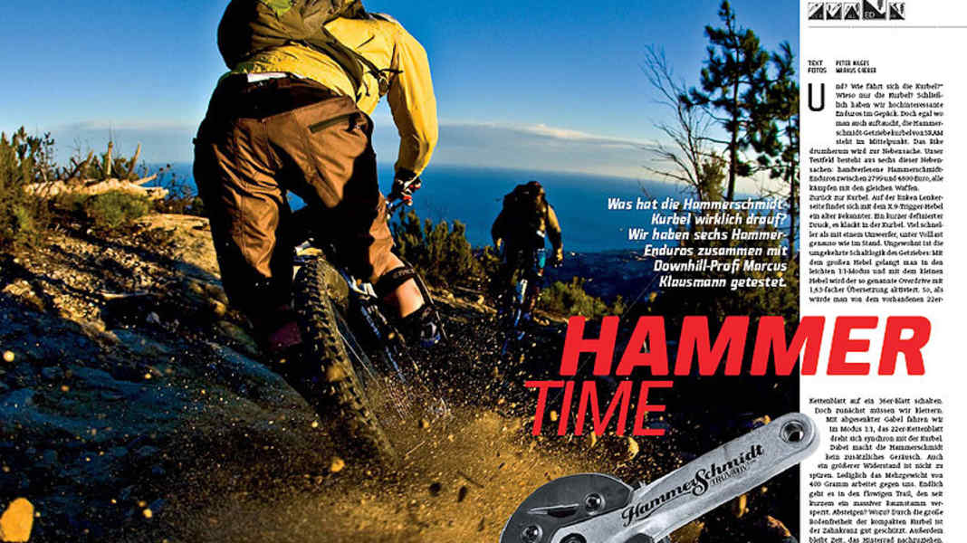 Enduros mit Hammerschmidt-Getriebe