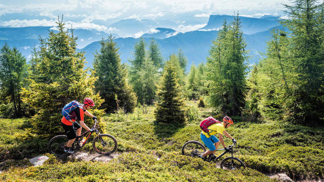Mountainbike-Traumtrail im Südtiroler Ultental