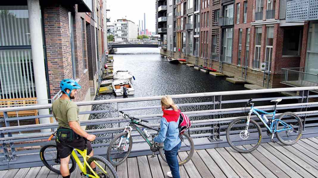 Mountainbike-Trails über der Stadt: Kopenhagen