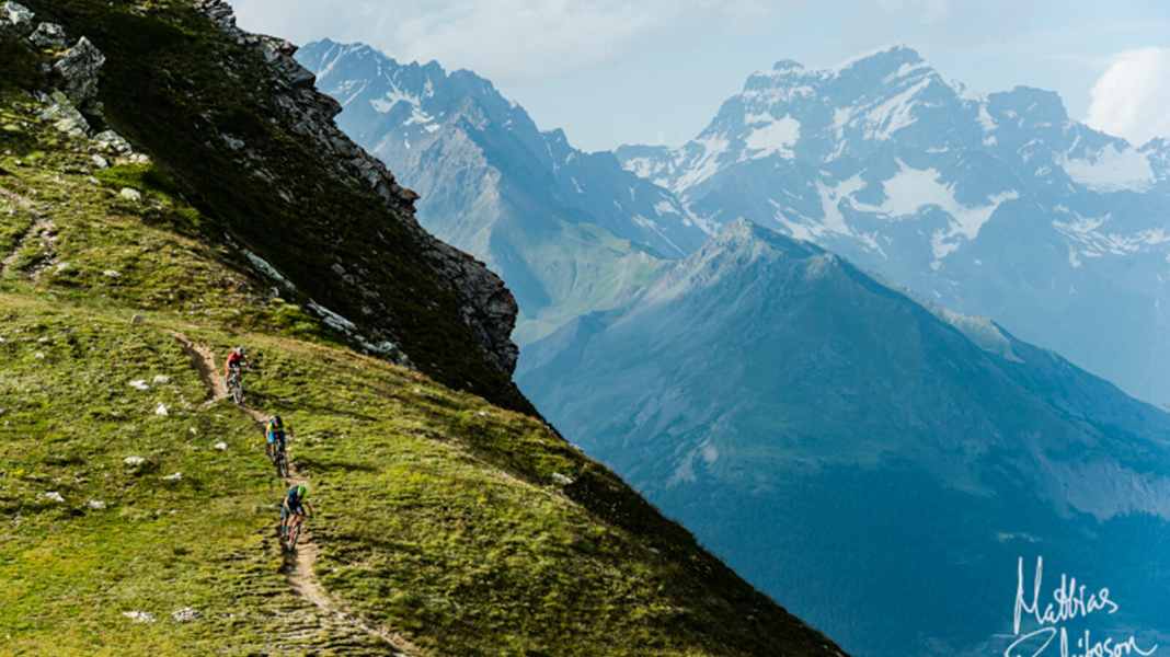 Gigantenrunde auf dem Mountainbike im Aostatal