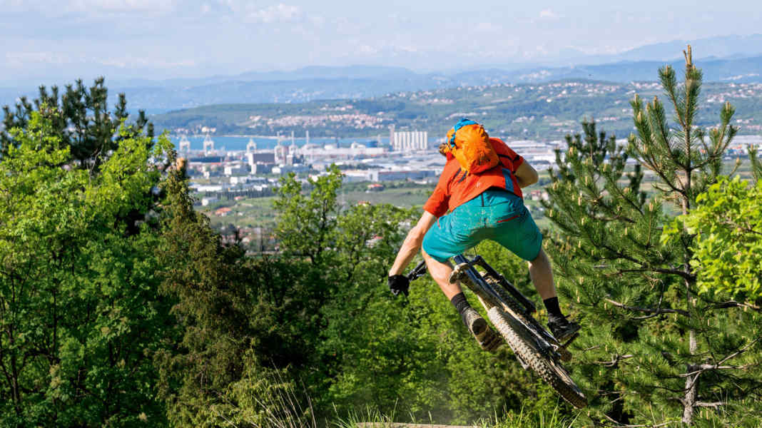 Transfer-Zone: MTB-Flow-Trails um Triest