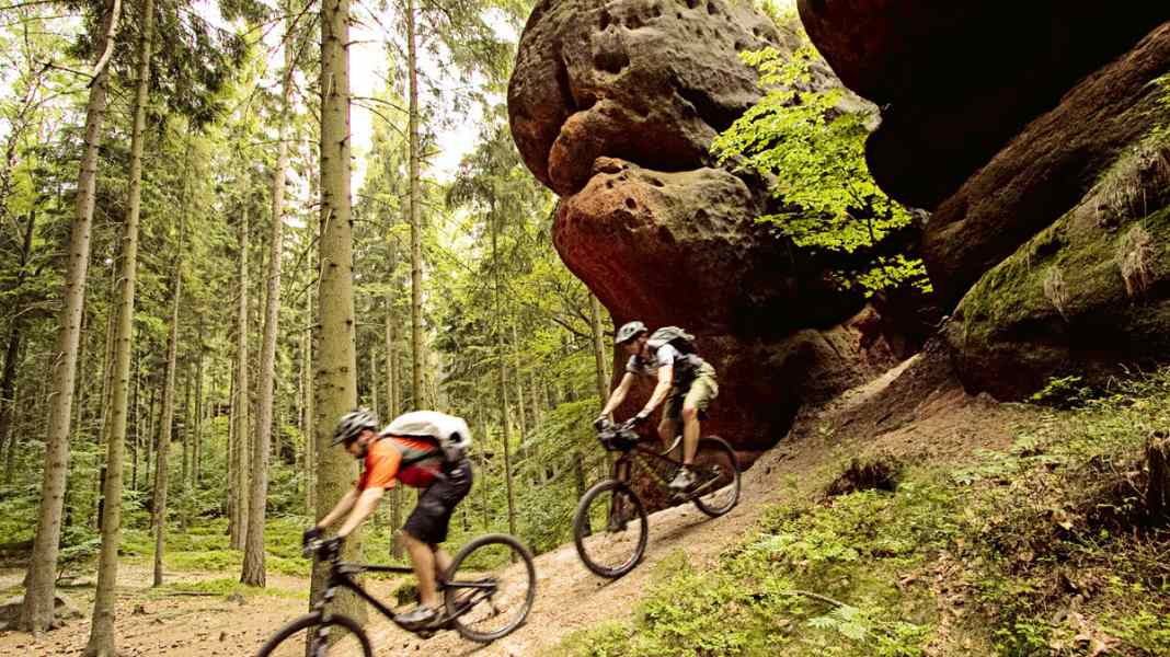 Mountainbiken im Zittauer Gebirge