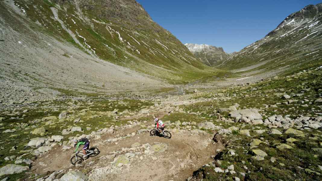 Schweiz: Supertrail am Suvretta-Pass
