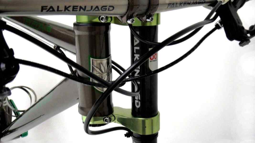 Falkenjagd Titan Bikes mit Cannondale Lefty Steuerrohr