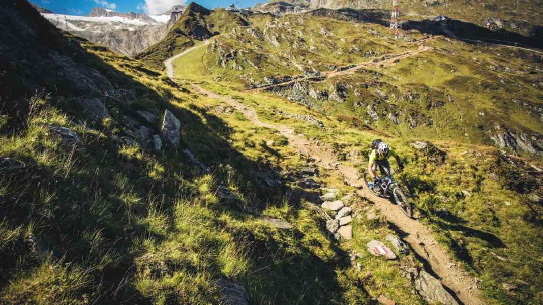 Bike-Trails am Fuße des Kitzsteinhorns