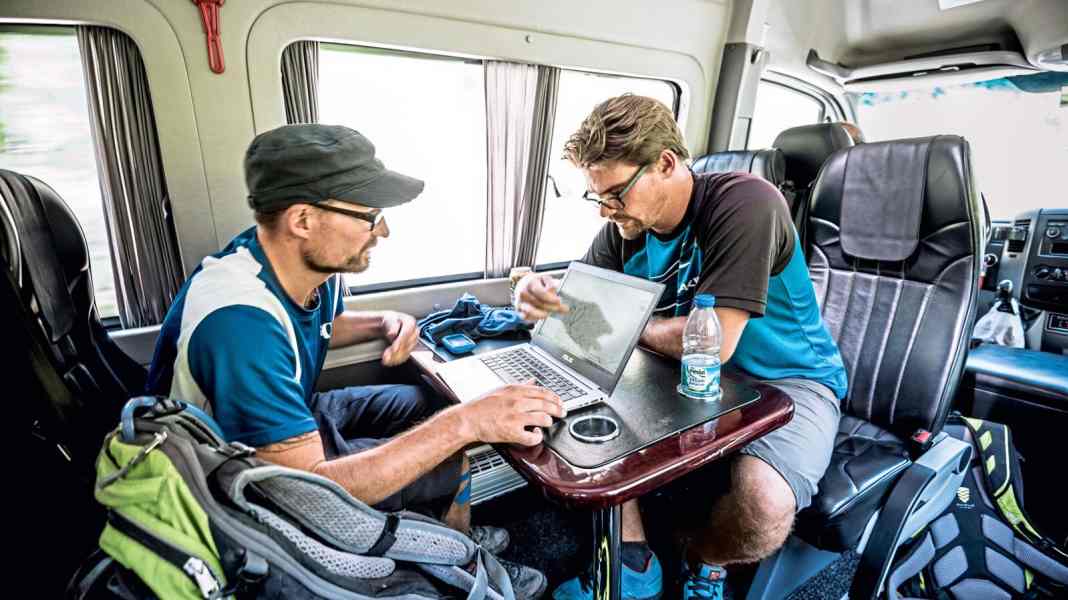Tourenplanung am PC: digitale Karten und Software