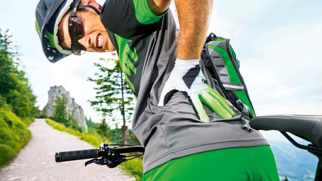 So werden Sie Rückenschmerzen beim Biken schnell los