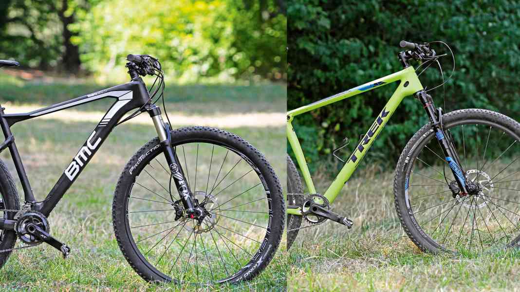 Softtail-Duell: BMC Teamelite gegen Trek Procaliber