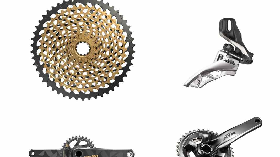 Vergleich: Sram 1x12 gegen Shimano 1x11/2x11