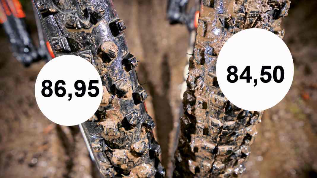 MTB-Reifen Maxxis Rekon gegen Michelin Wild Mud im Test