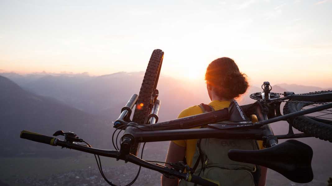 Bike-Tragesystem für Alpinisten