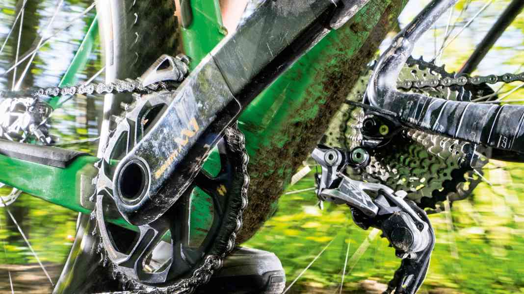 Test: Sram Eagle gegen 2/3fach Shimano-Schaltungen