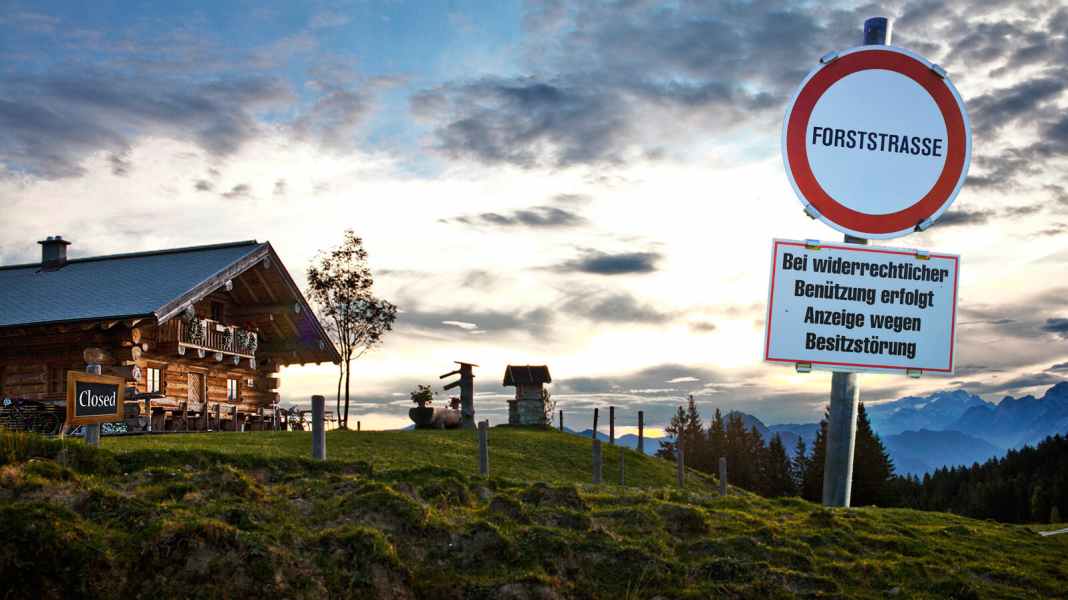 Mountainbiker protestieren für Wegefreiheit