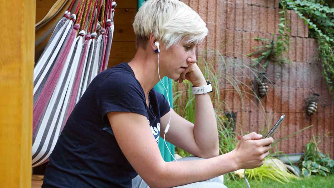 Mit diesen Songs erholt sich Downhill-Bikerin Nina Hoffmann