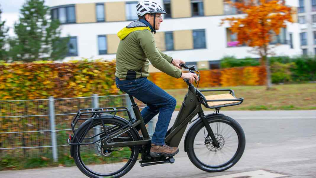 Bäckerrad mit E-Antrieb - das Bergamont E-Cargoville im Test