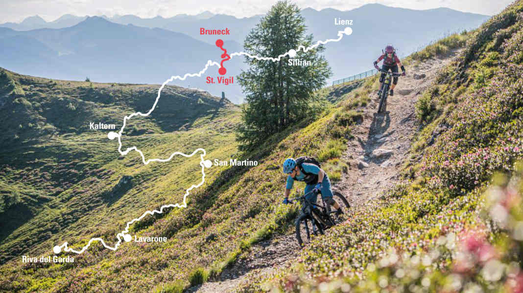 Transalp-Etappe 3: von Bruneck nach St. Vigil