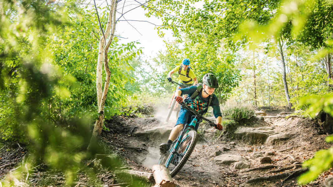Mountainbiken in St. Ingbert im Saarland: Grüne Trails pur