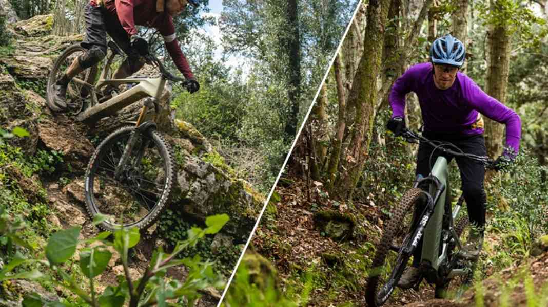 Torque:On CF vs. Strive:On CFR: Die zwei Gravity-E-Bikes von Canyon im Vergleich