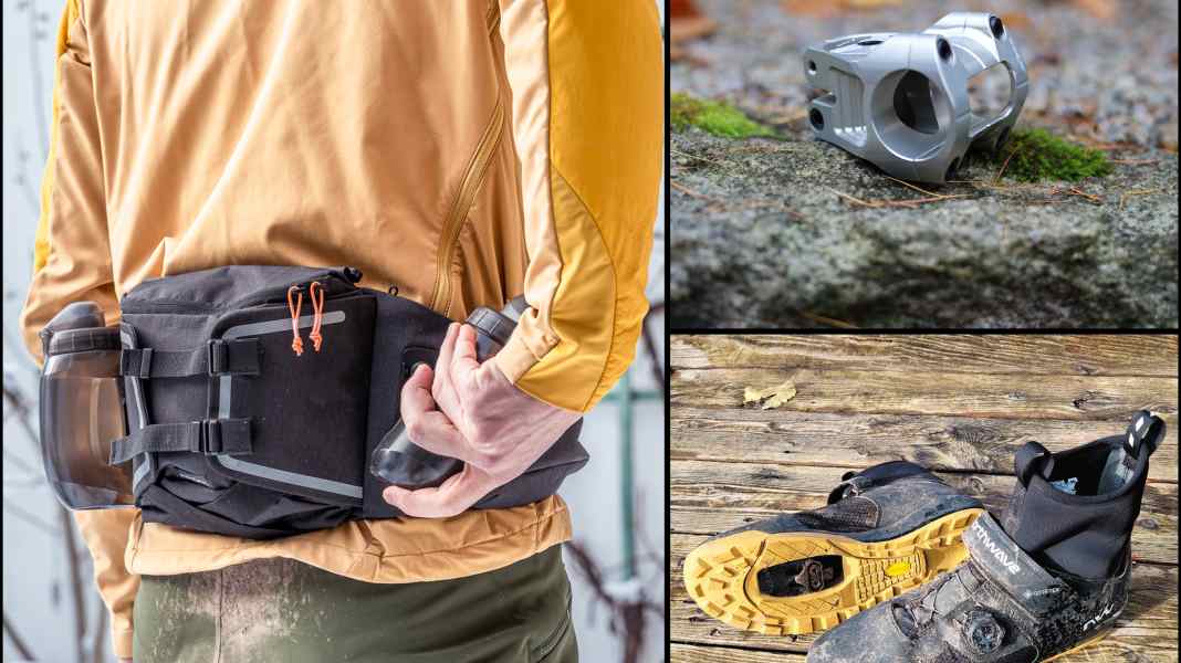 Schon gefahren: Hip Bag, Vorbau, Schuhe und Co: Neue Teile im ersten Praxistest