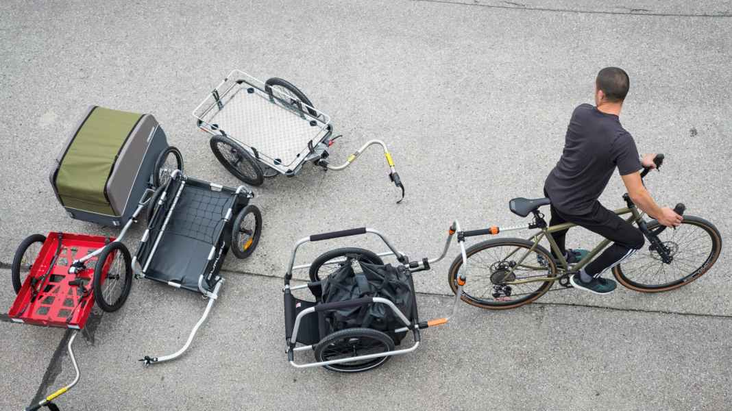 Fahrradanhänger: Immer im Windschatten