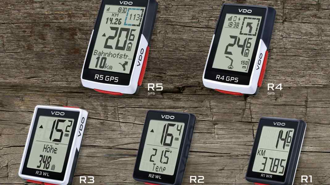 Neue Fahrradcomputer: VDO R-Serie vorgestellt