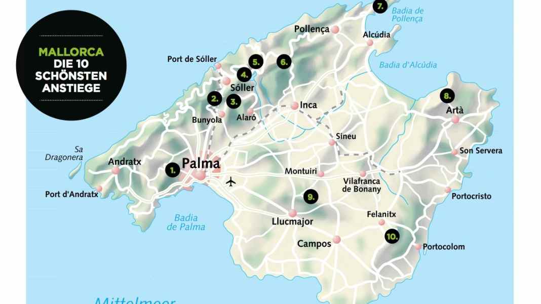 Rennrad-Berge auf Mallorca: Die zehn schönsten Anstiege auf Mallorca