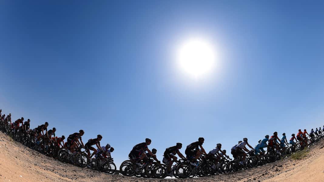Rennrad-Training: Radeln bei Hitze - Heiße Rennen: Abkühlung bei Training und Wettkampf