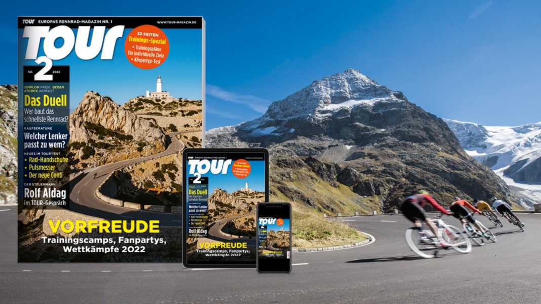 Heft-Inhalte TOUR 2/2022: 32 Seiten Trainings-Spezial