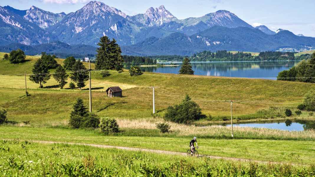 Deutschland: Ostallgäu - Rennradtouren rund um Füssen - Ostallgäu: Traumtouren vor Alpenkulisse