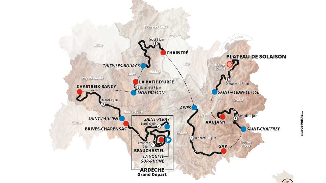 Criterium du Dauphine 2022: Etappen, Übertragung & Startliste im Überblick