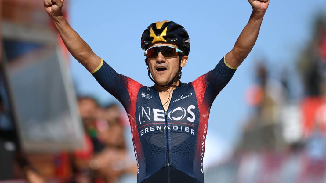 Vuelta: Carapaz siegt auf 14. Etappe - Evenepoel verliert Zeit
