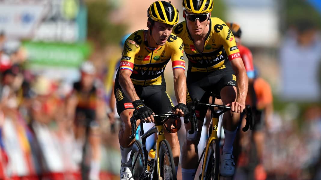 Vuelta: Chaos-Finale auf der 16. Etappe - Roglic stürzt, Pedersen siegt, Evenepoel mit Defekt