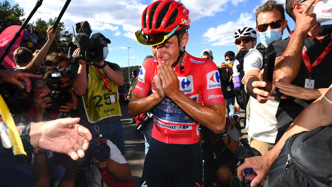 Vuelta: Evenepoel vor Gesamtsieg - Carapaz gewinnt 20. Etappe