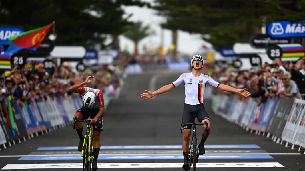 Rad-WM: Emil Herzog ist Junioren-Weltmeister im Straßenrennen 