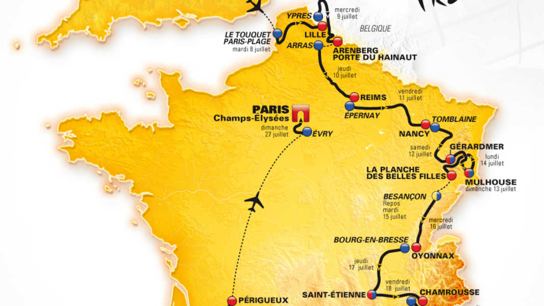 Tour de France 2014 – alle Etappen im Überblick