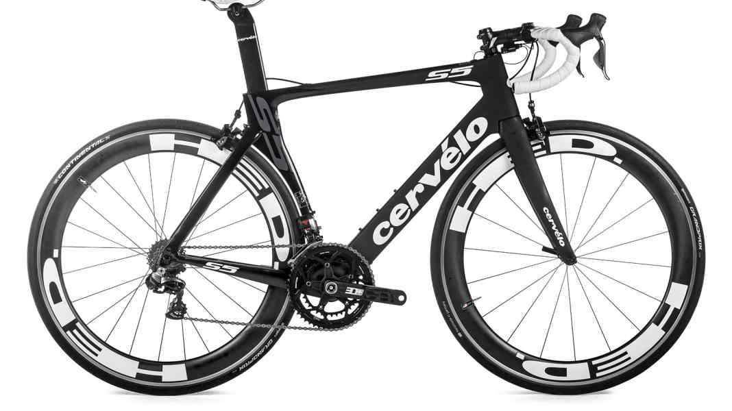 Test 2016 Aero-Rennräder: Cervélo S5 Dura-Ace Di2 - Cervélo S5 Dura-Ace Di2 im Test