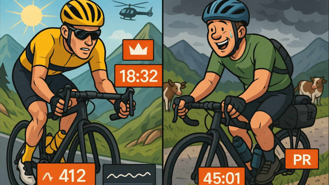 Strava-Analyse: Wie groß ist der Unterschied zwischen Profi und Amateur?