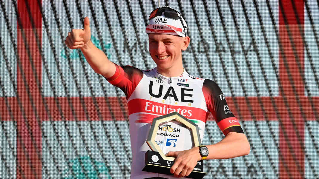 Wie 2021: Tour-Champion Pogacar gewinnt die UAE-Tour