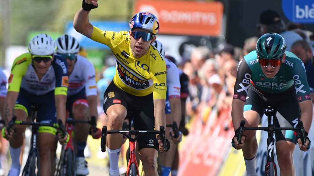 Criterium du Dauphine: Wout Van Aert sprintet zum zweiten Etappensieg