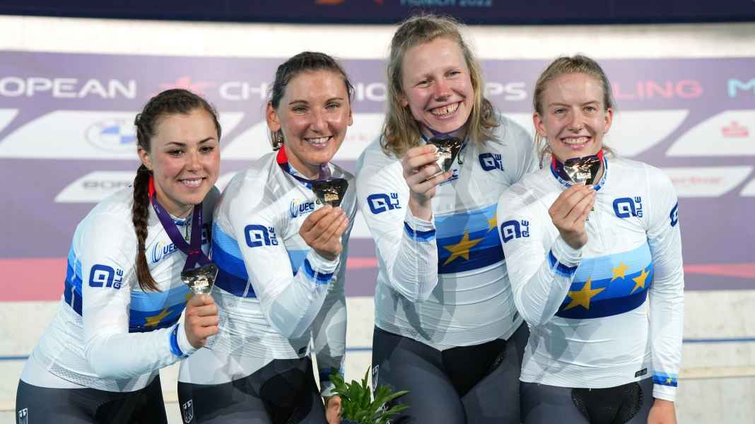 Zweimal Gold: EM-Titel für Vierer und Sprint-Trio