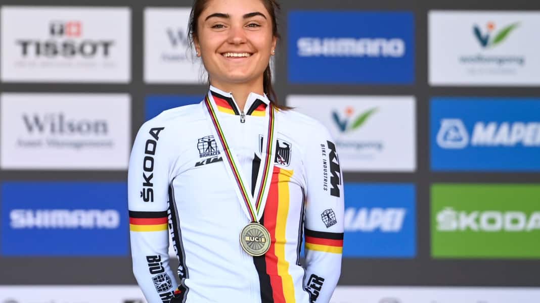 Rad-WM 2022: Ricarda Bauernfeind holt Bronze in der U23-Klasse