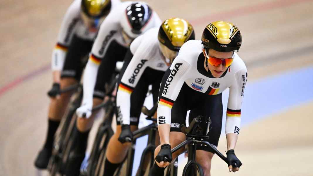 Bahnrad-EM 2023: Frauen-Vierer und Dörnbach holen EM-Bronze