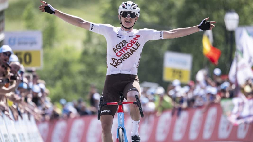 Tour de Suisse: Felix Gall gewinnt Etappe und holt Gelb