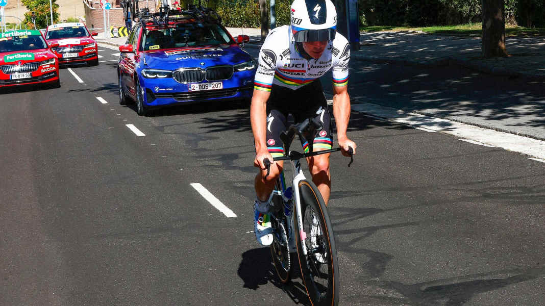 Vuelta: Evenepoel im Zeitfahren vor Vingegaard - Ganna siegt