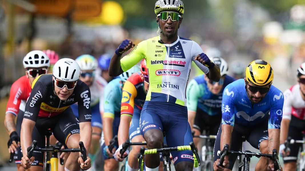 «Unglaublich»: Eritreer Girmay gewinnt dritte Tour-Etappe